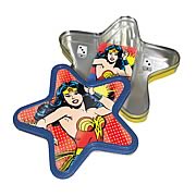 Wonder Woman Star Tin With Cards and Dice